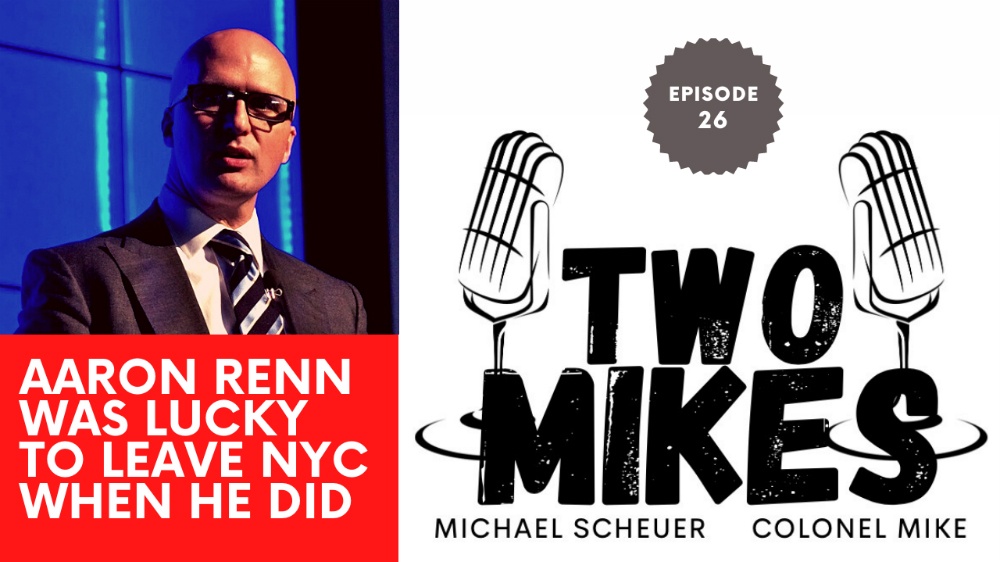 Aaron Renn tells Two Mikes how lucky he feels to have left New York City