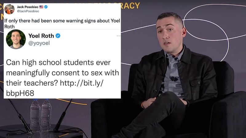 Former Twitter Exec Yoel Roth Asked If Teens Could ‘meaningfully Consent To Sex’ With Teachers